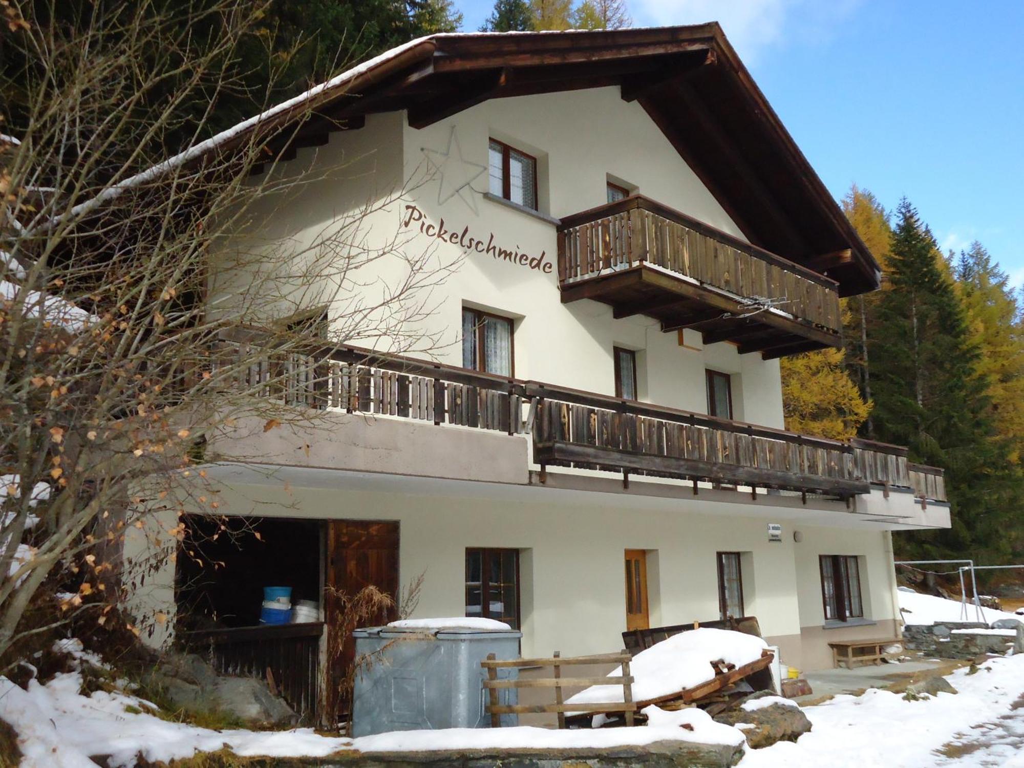 Haus Pickelschmiede Apartamento Saas-Grund Exterior foto