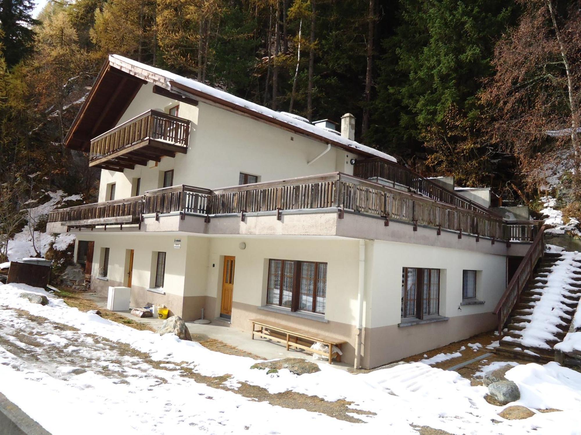 Haus Pickelschmiede Apartamento Saas-Grund Exterior foto